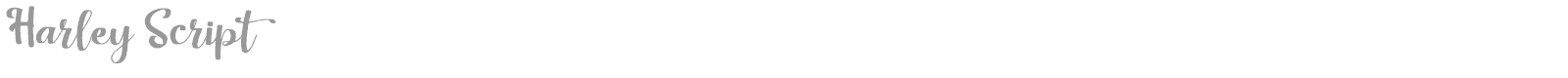 Harley Script font preview